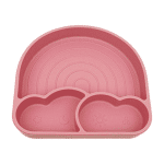 PLATO DE SILICONA ARCOÍRIS PARA BEBÉ - Imagen 2