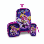 Set Maleta Full 3D EVA Triple Rueda Scool: Paw Patrol Skye y Everest