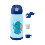 Termo con 2 tapas Elefante - Imagen 2