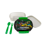 Taper Transformers 600ml con cubiertos - Imagen 3