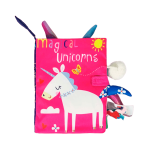 Libro Infantil de Tela Unicornio