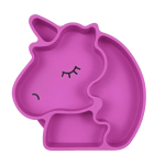 PLATO DE SILICONA PARA BEBÉ UNICORNIO - Imagen 2