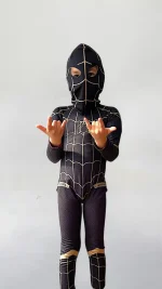 Disfraz Spiderman Gold para niños - Imagen 2
