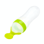 BIBERÓN DE SILICONA PARA PAPILLA VERDE