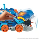 Pista Hot Wheels Remolque Tiburón T-Rex con Lanzador y Come Autos - Imagen 3