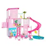 Casa de los Sueños Barbie de 3 Pisos con Piscina y Tobogán - Imagen 4