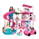 Casa de los Sueños Barbie de 3 Pisos con Piscina y Tobogán