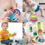 Torre Apilable Montessori Bebé - Coordinación Ojo-Mano y Libre de BPA - Imagen 5