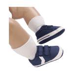 ZAPATITOS BEBÉ SUELA BLANDA AZUL MARINO - Imagen 2