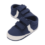 ZAPATITOS BEBÉ SUELA BLANDA AZUL MARINO - Imagen 4