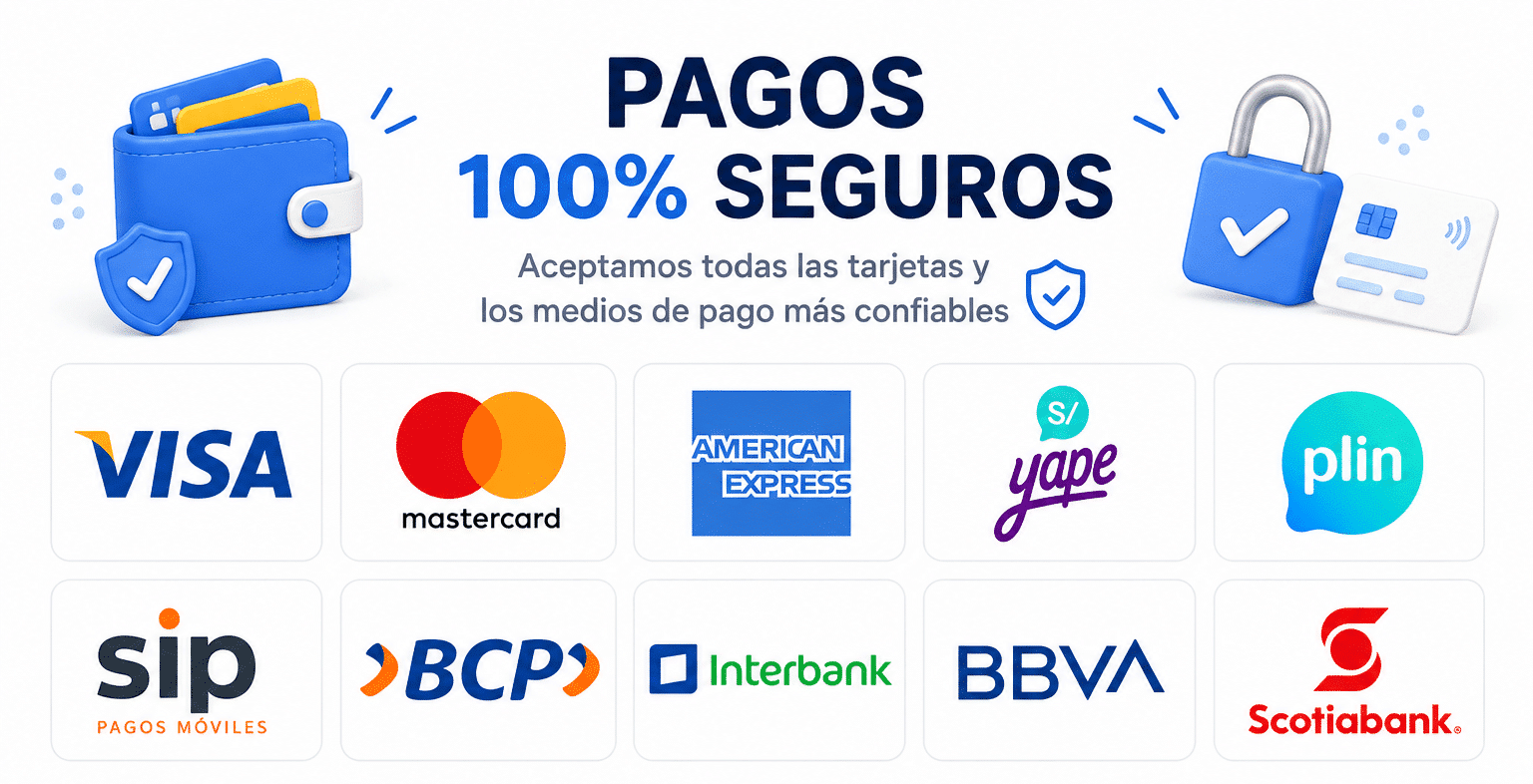 medios de pagos seguros yape plin bcp interbank